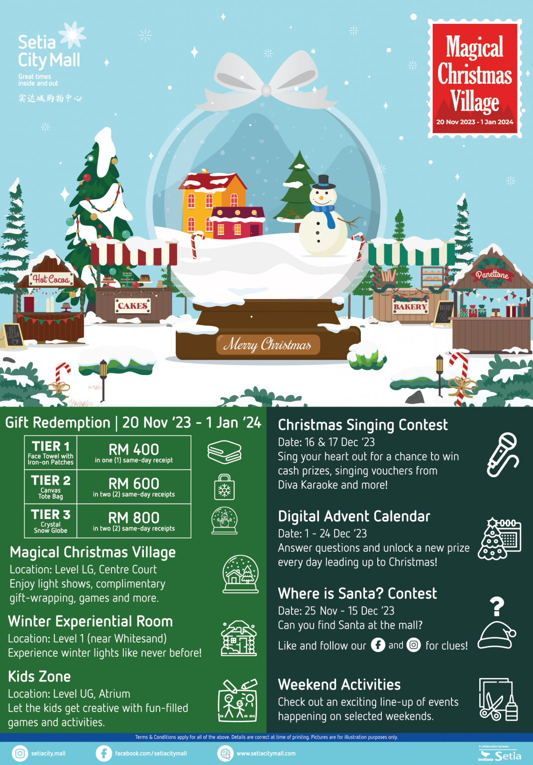 Magical Christmas Village — Setia City Mall